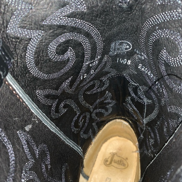 Men’s size 12 Justin Cowboy Boots - Picture 5 of 5